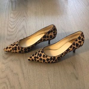 Cole Haan Kitten Heels in Leopard.